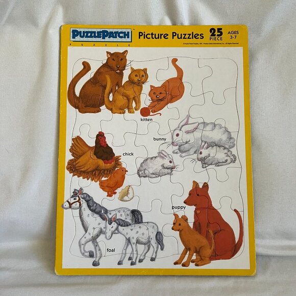 5 Puzzle Patch 25-Piece Educational Picture Puzzles Set For Kids Ages 3-7 Featur - Picture 6 of 6